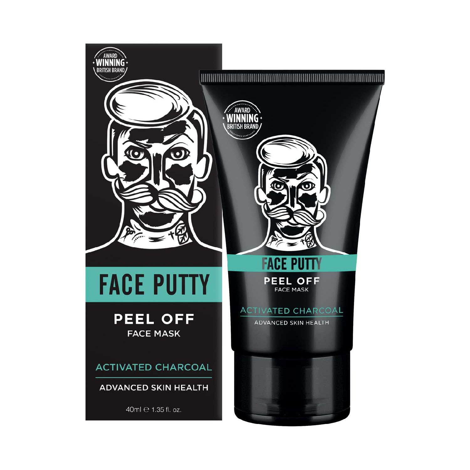 Barber Pro Face Putty 40ml Peel Off Mask - British product