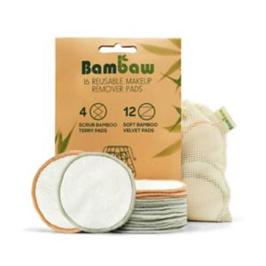 Bambaw Reusable Make Up Remover Pads 16 Pack - British product