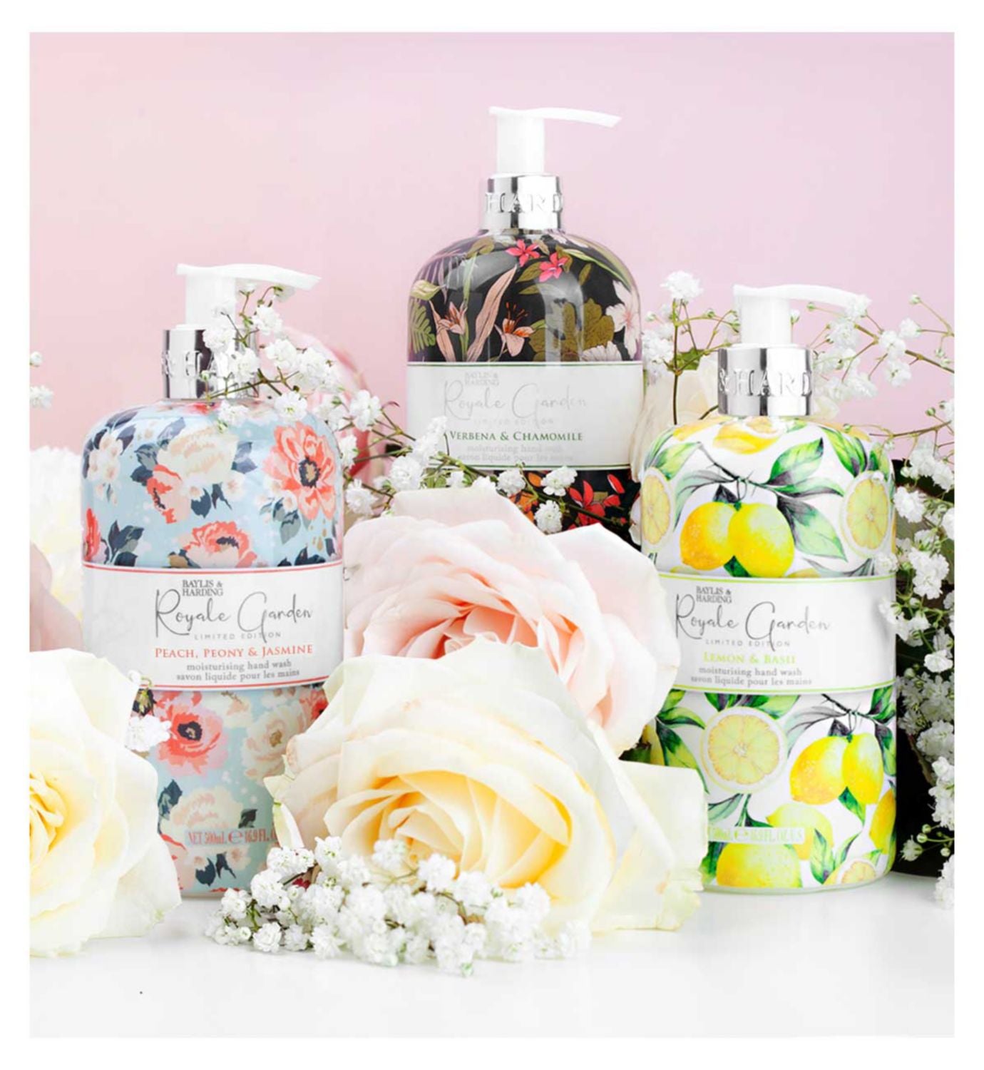 Baylis &amp; Harding Hand Wash Royale Garden Verbena &amp; Chamomile 500ml - British product