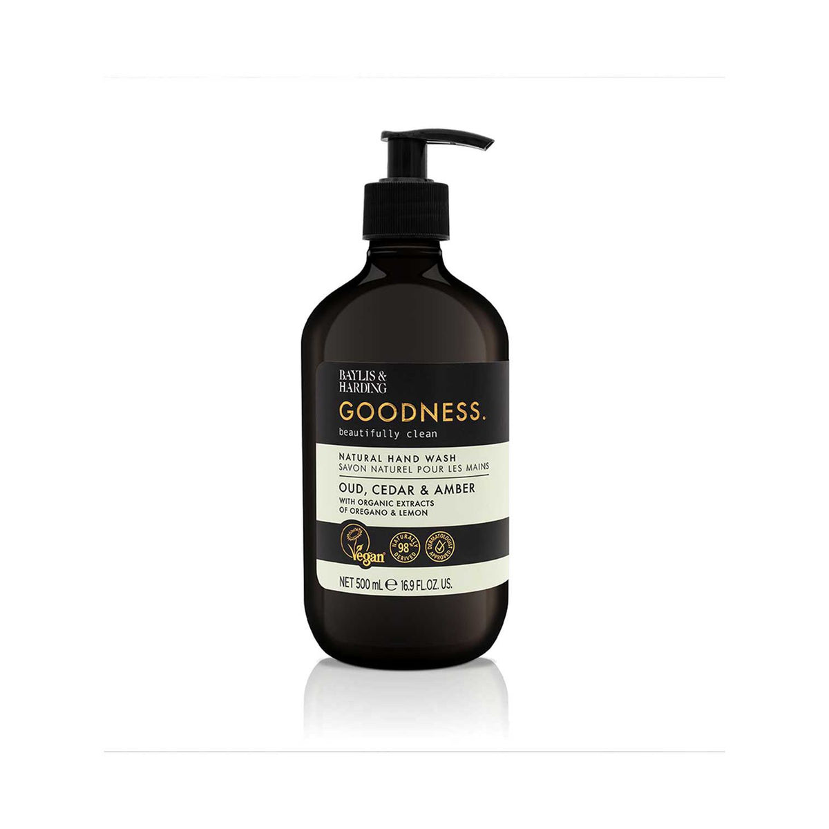 Baylis & Harding Hand Wash Oud Cedar & Amber 500ml - British product