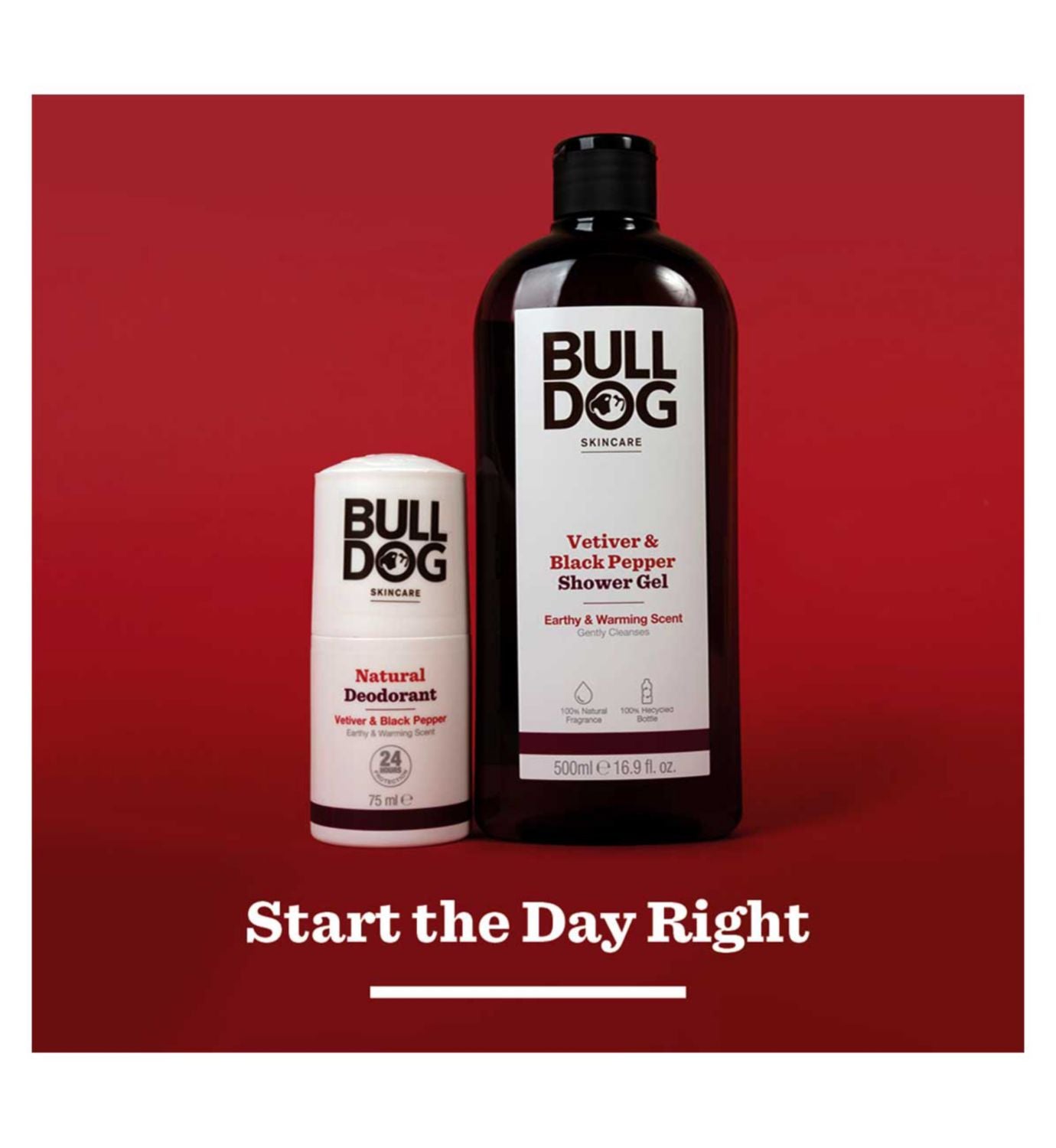 Bulldog Vetiver & Black Pepper Shower Gel 500ml - British product