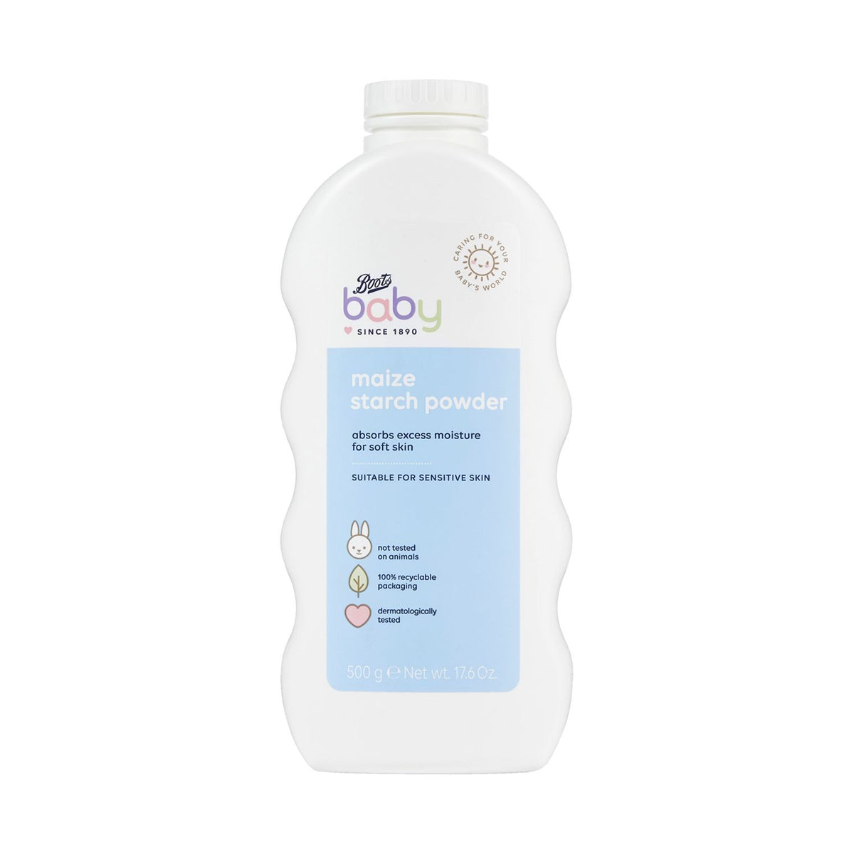 Boots Baby Powder Maize Starch 500g - British product