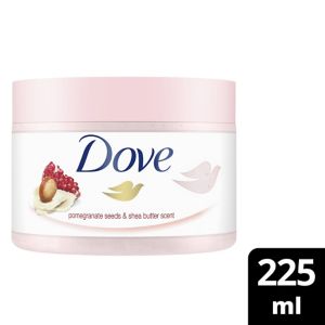 Dove Pomegranate Seeds Shea Butter body scrub 225 ml - British product