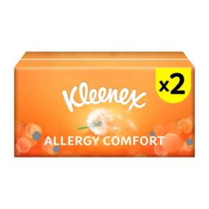 Kleenex Allergy Comfort facial tissues 2 boxes, UK version