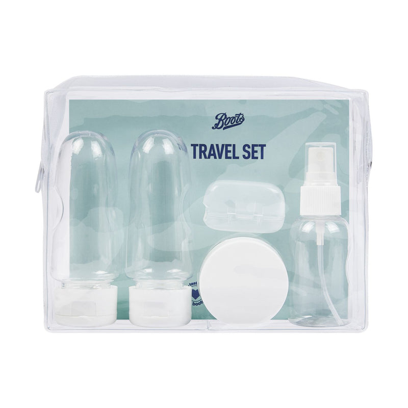 Boots Travel Toiletry Set PVC bag - British product