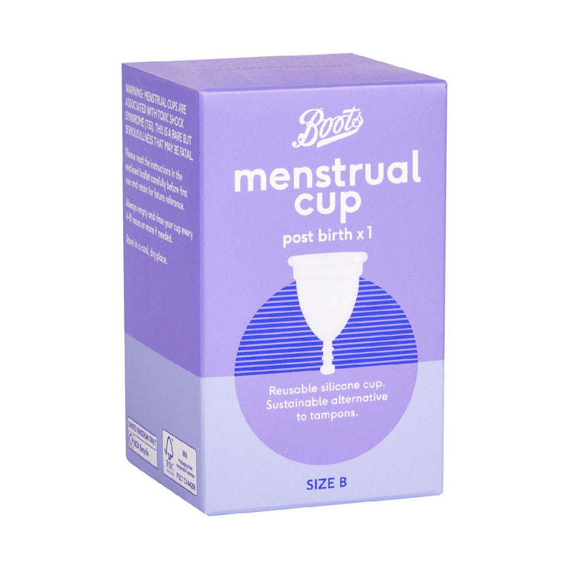 Boots Menstrual Cup Post Birth Size B - British product