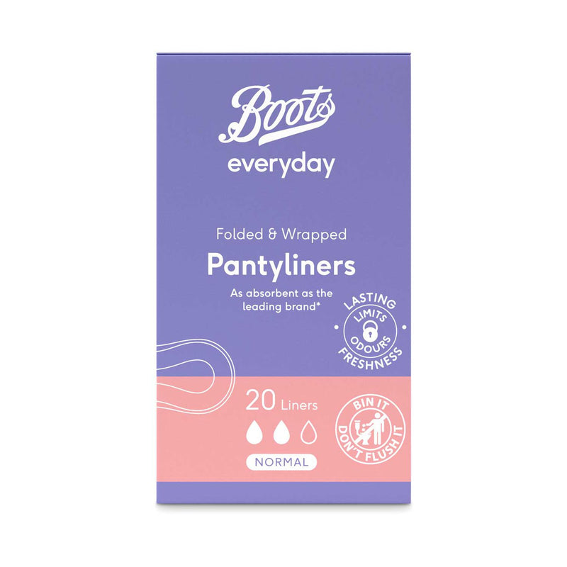 Boots normal panty liner 20s - British product