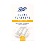Boots Discreet Clear Plasters 40 Pack Multipack, UK version