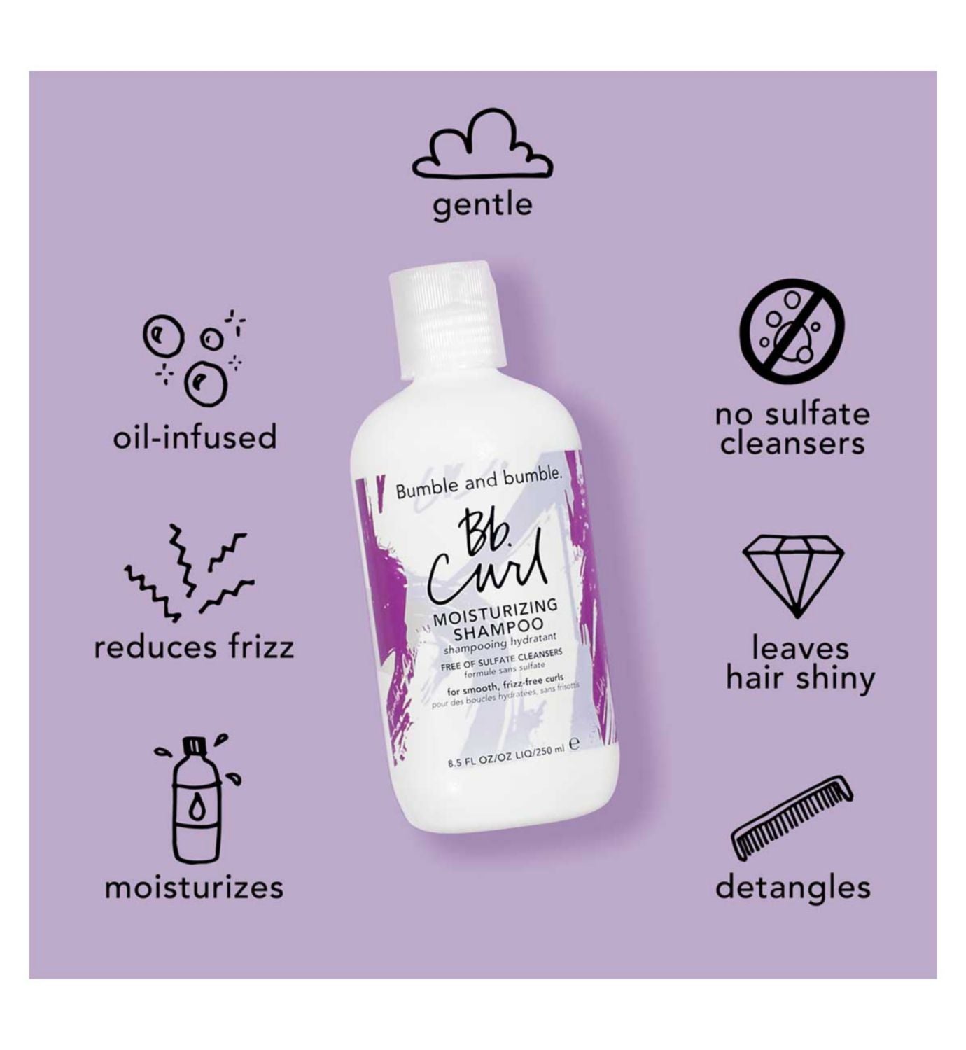 Bumble and bumble Curl Moisturising Shampoo 250ml - British product