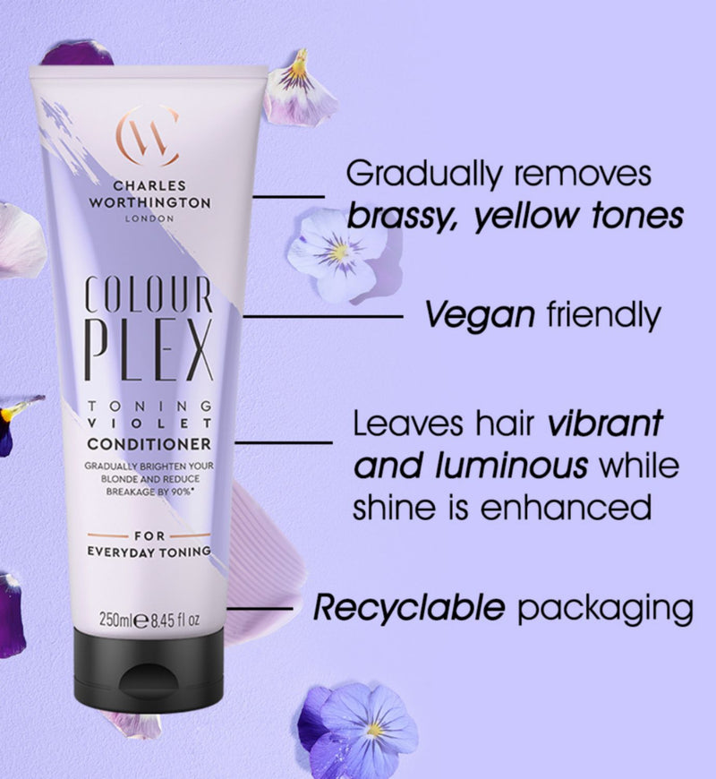 Charles Worthington violet toning conditioner 250ml - British product