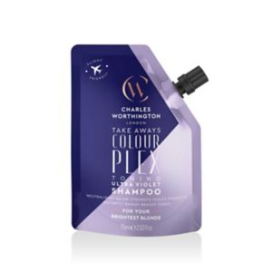 Charles Worthington blonde toning shampoo ultra violet 75ml - British product