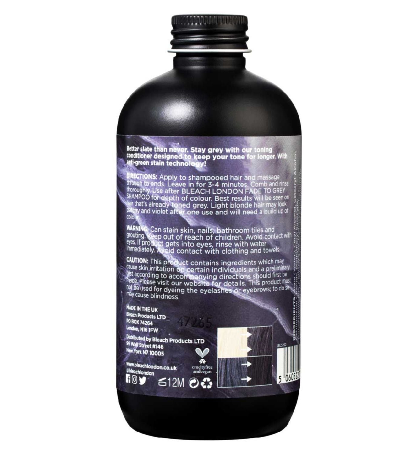 Bleach London Fade To Grey Conditioner 250ml - British product