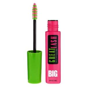 Maybelline Great Lash mascara Blackest Black, imported from the UK