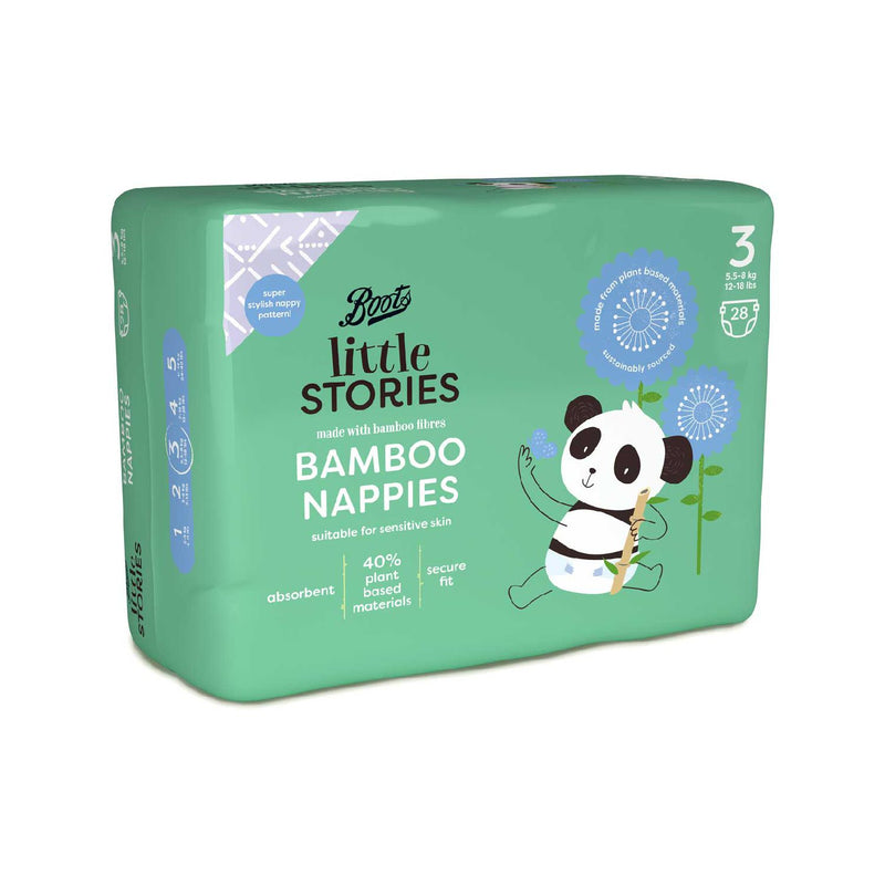 Boots Little Stories Bamboo Nappy Size 3 - British product