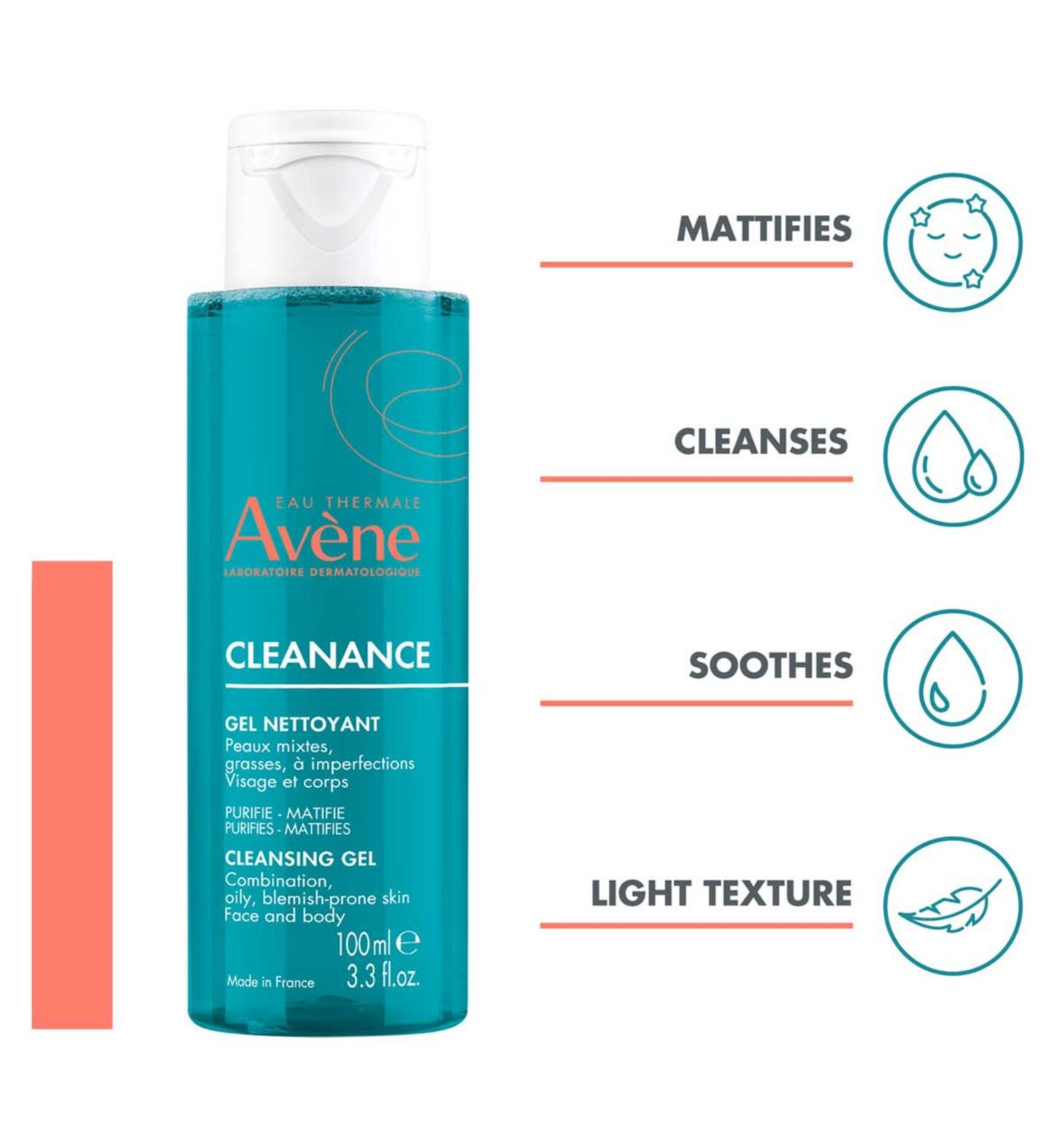 Avène Cleanance Cleansing Gel 100ml - British product