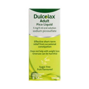Dulcolax Adult Pico Liquid Fruit Flavoured 100ml - British product
