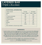 Myprotein Layered Protein Bar Triple Chocolate 60g, imported from the UK