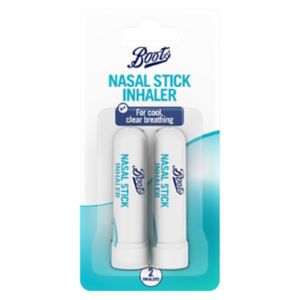Boots Nasal Stick Inhaler 2 Pack - British product