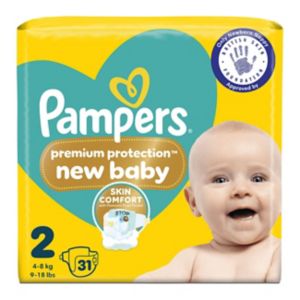 Pampers Premium Protection Nappies Size 2 31 Count, imported from the UK