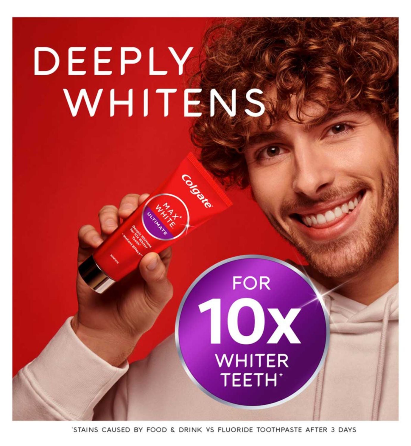 Colgate Max White Ultimate Renewal Whitening Toothpaste 75ml - British product