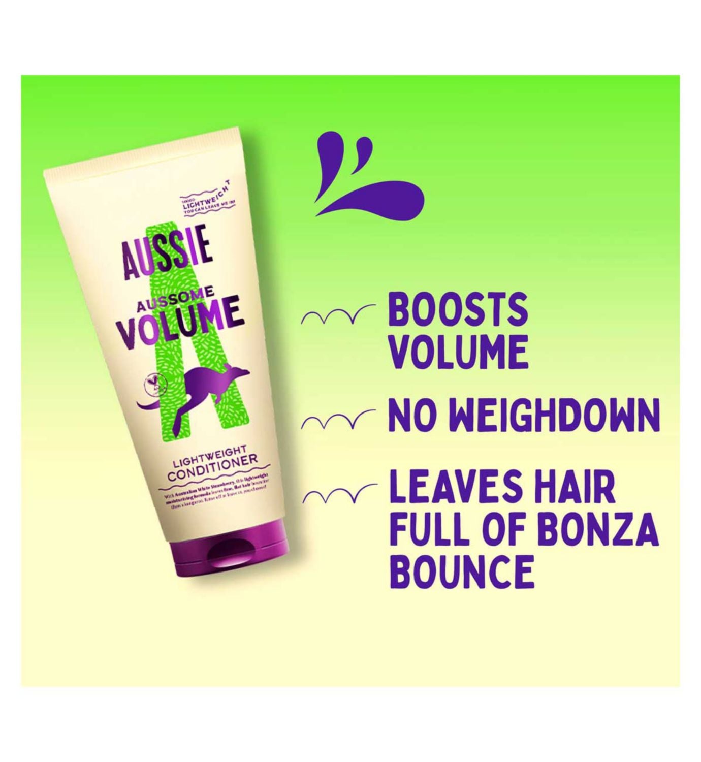 Aussie Vegan Hair Conditioner with Australian Plum 200ml - British product