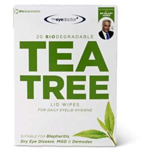 The Eye Doctor Tea Tree Eyelid Wipes 20 pack
