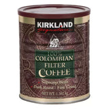 Kirkland Signature 100% Colombian ground filter coffee 1.362kg, UK version