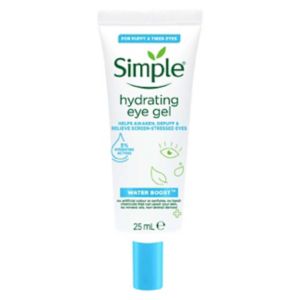 Simple Hydrating Eye Gel 25ml moisturiser (British brand)