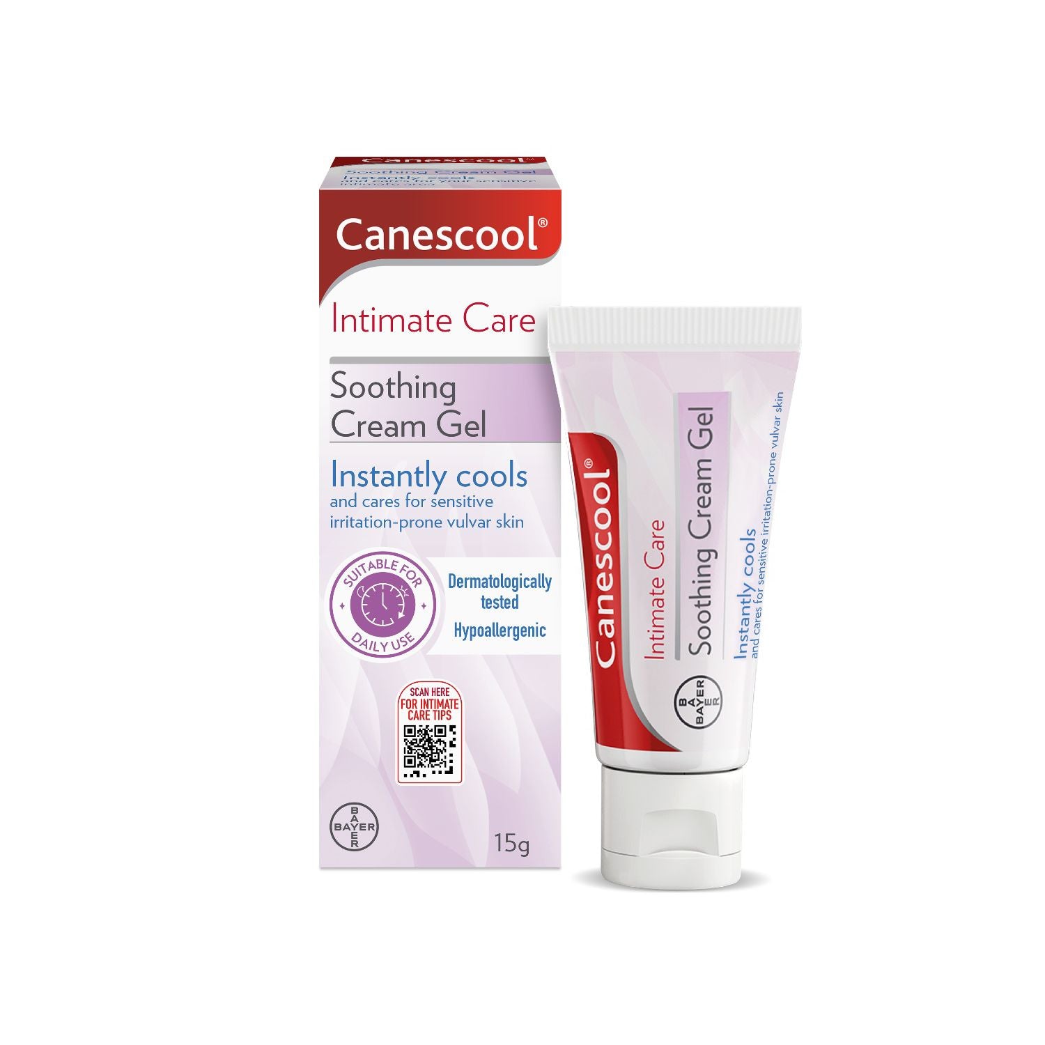 Canescool Intimate Care Soothing Cream Gel 15g - British product