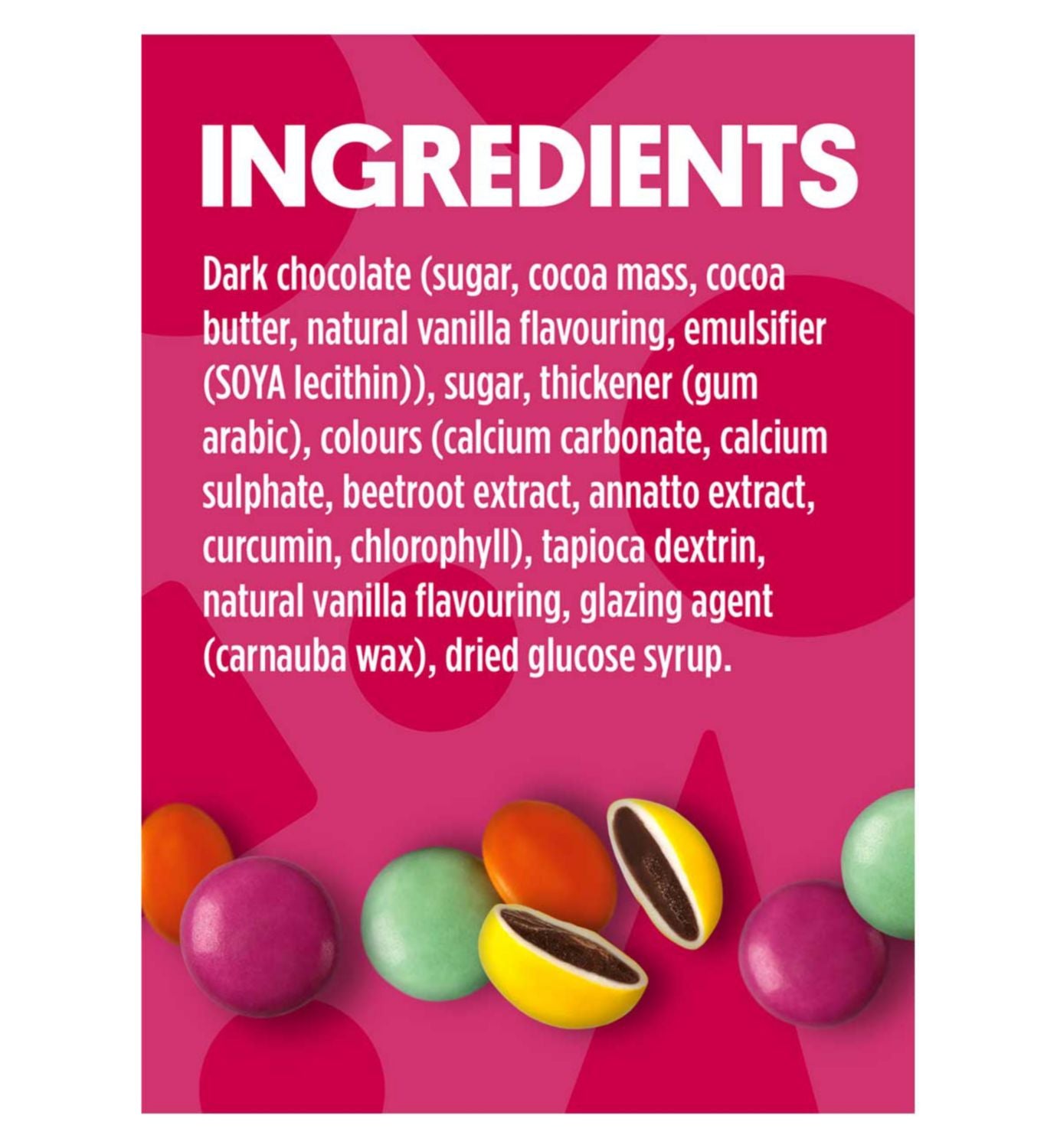 Doisy & Dam dark chocolate drops 80g - British product