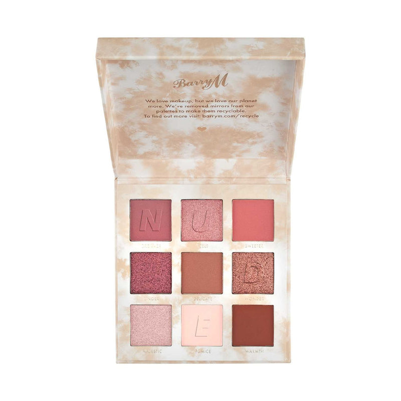 Barry M eyeshadow palette nude neutral 9 shades, UK version