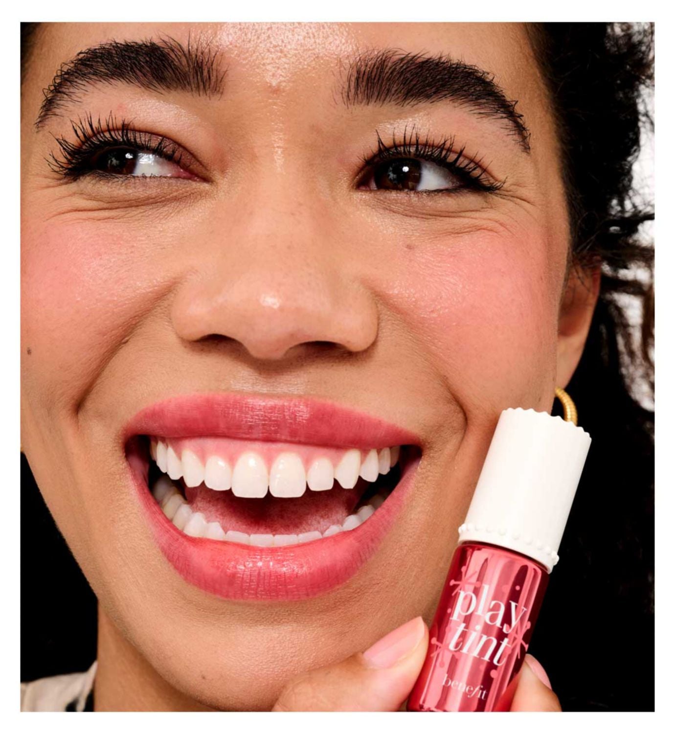 Benefit Playtint Lip Cheek Stain pink lemonade, imported from the UK