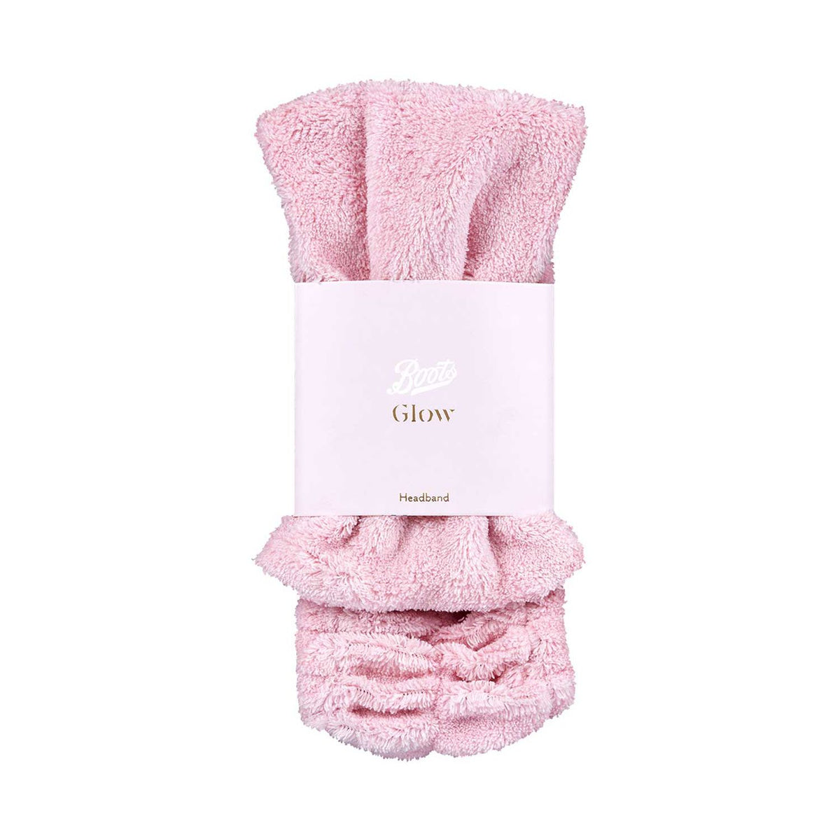 Boots Glow Headband elastic hair accessory for skincare - British product