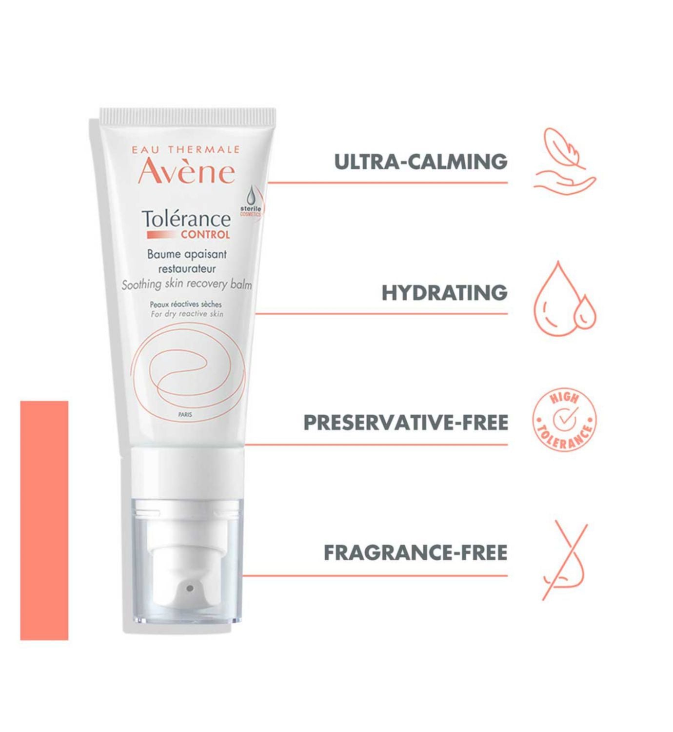 Avène Soothing Skin Recovery Balm Dry Sensitive Skin 40ml - British product