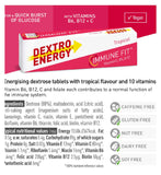 Dextro Energy ImmuneFit tablets Tropical Flavour 28 Pack, UK version
