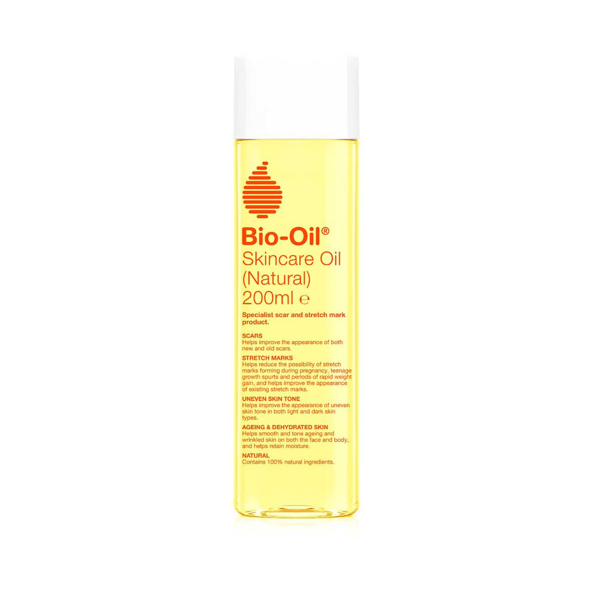 Bio-Oil Natural Skincare Oil 200ml bottle - British product
