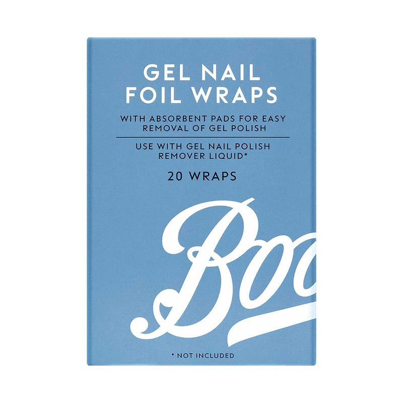 Boots gel nail foil wraps 20 count pack - British product