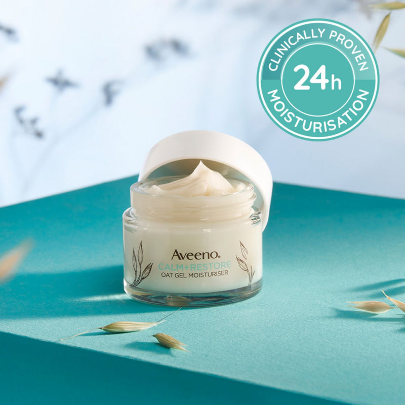 Aveeno Face CALM+RESTORE Oat Gel Moisturiser 50ml - British product