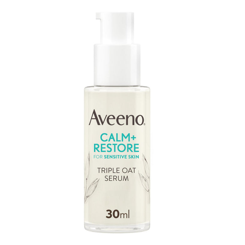 Aveeno Calm Plus Restore serum bottle 30ml - British product