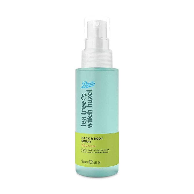 Boots Tea Tree Witch Hazel spray 150ml, UK version