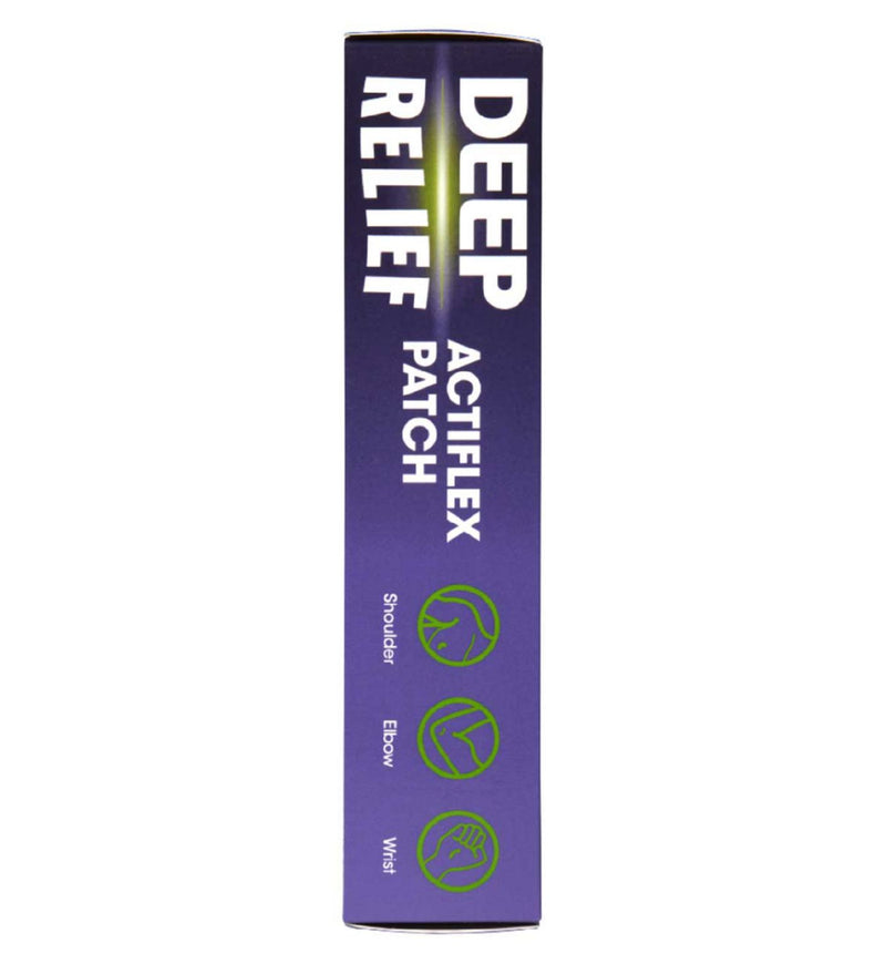 Deep Relief Actiflex joint pain relief patches 4 pack - British product