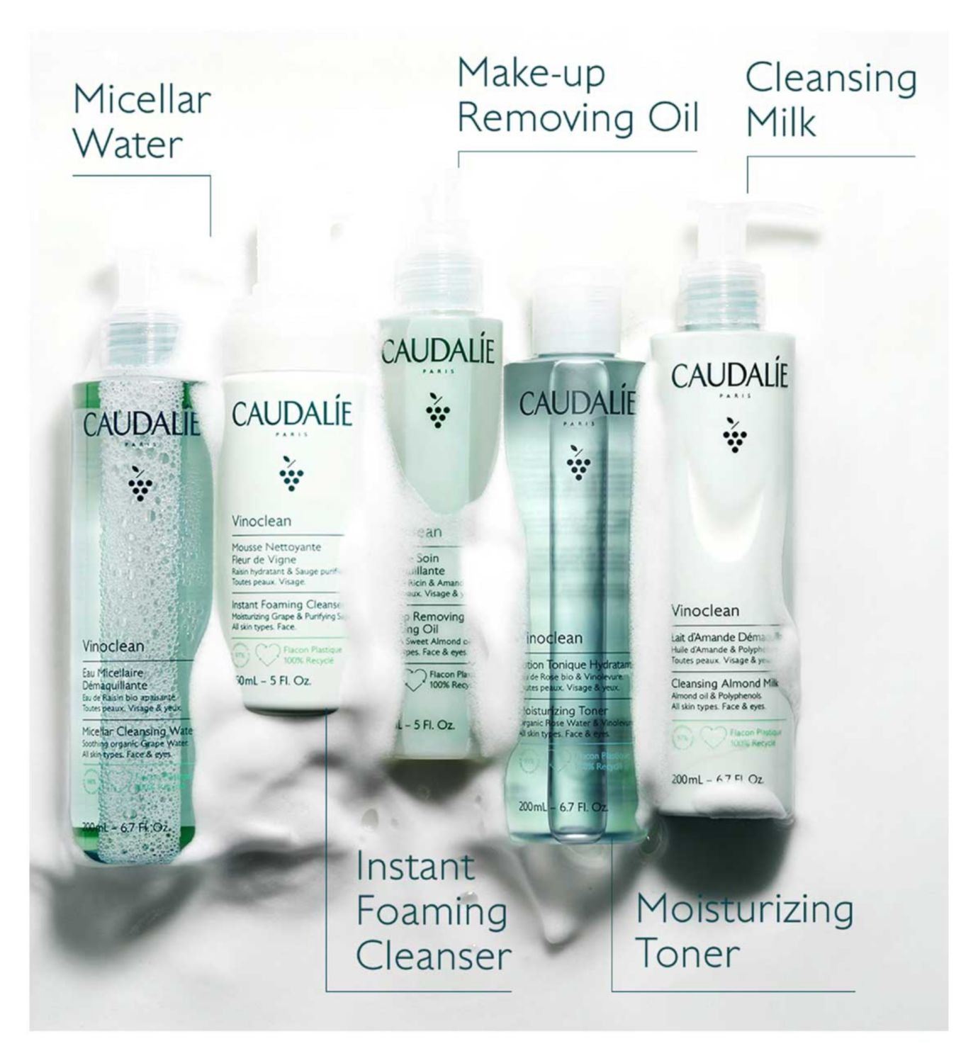 Caudalie Vinoclean cleansing oil 150ml - British product
