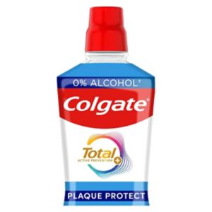 Colgate Total Plaque Protect Peppermint Mouthwash 500ml