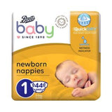 Boots Baby Nappies New Born 44s - British product