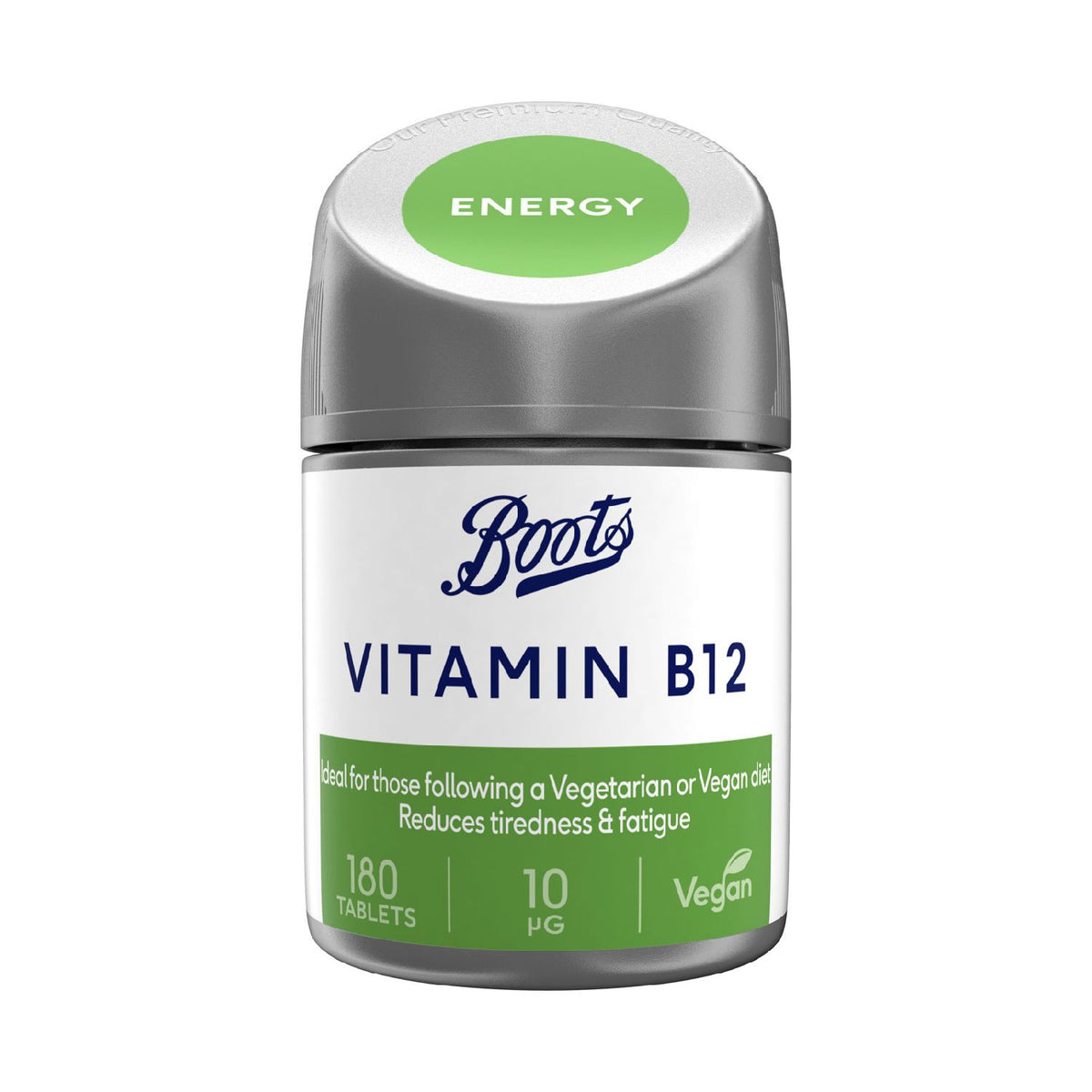 Boots Vitamin B12 tablets supplement 180 - British product
