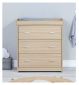 Babymore Luno Veni Chest Changer Oak - British product