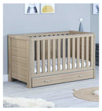 Babymore Luno 2 piece nursery furniture set - Oak, UK version
