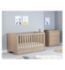 Babymore Veni cot bed set Oak - British product