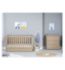 Babymore Veni cot bed set Oak - British product
