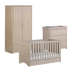 Babymore Veni Nursery Room Set Oak, UK version